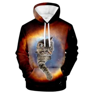 Cute Cat Hoodies Men Women Sweatshirt