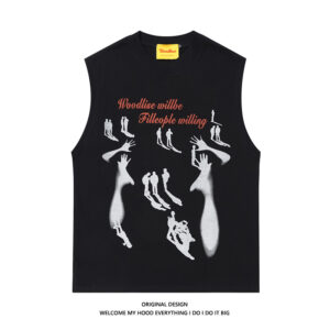 Printed Sleeveless T-shirt For Men
