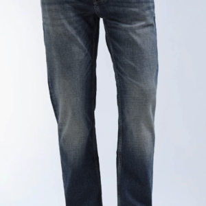 Men Straight Fit Mid-Rise Light Fade Stretchable Jeans