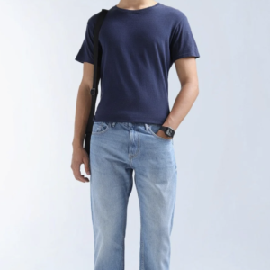 Men Straight Fit Mid-Rise Light Fade Jeans